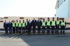 Президент Ильхам Алиев принял участие в открытии реконструированных дорог Пиршаги-Новханы и Бинагади-Новханы-Джорат (ФОТО)