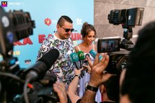 Российские звезды на премьере комедии в Баку (ФОТО/ВИДЕО)