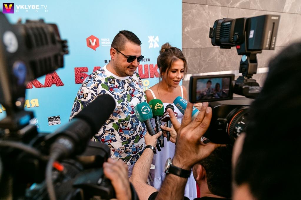 Российские звезды на премьере комедии в Баку (ФОТО/ВИДЕО)