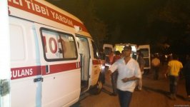 В Сумгайыте в общежитии произошел пожар, есть пострадавшие (Обновлено) (ФОТО)