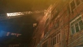 В Сумгайыте в общежитии произошел пожар, есть пострадавшие (Обновлено) (ФОТО)