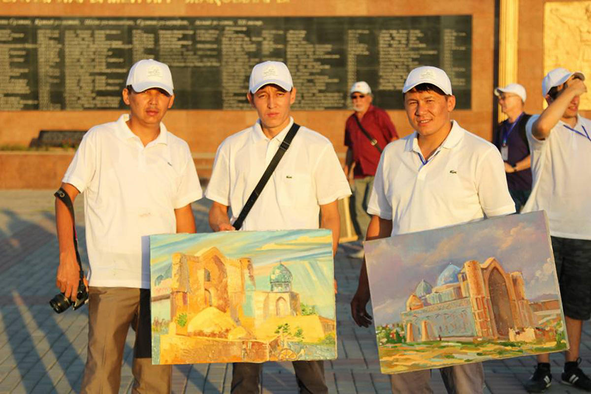 Азербайджан представлен на пленэре ТЮРКСОЙ (ФОТО)