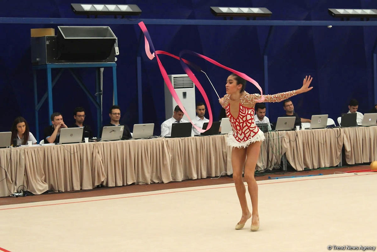 В Баку проходит XXIV Открытый чемпионат Азербайджана по художественной гимнастике (ФОТО)