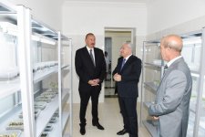 Президент Ильхам Алиев ознакомился с условиями, созданными в Гейгельской зональной ветеринарной лаборатории (ФОТО)
