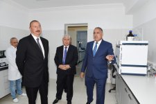 Президент Ильхам Алиев ознакомился с условиями, созданными в Гейгельской зональной ветеринарной лаборатории (ФОТО)