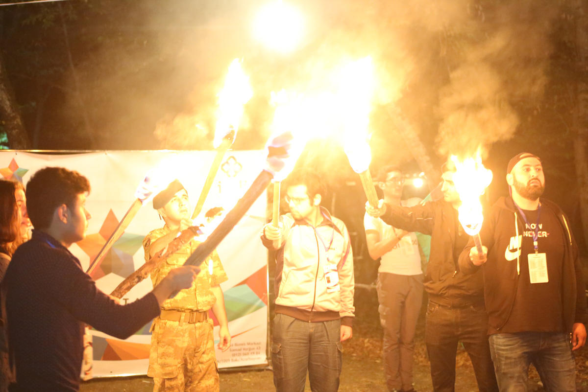 В Губе прошло факельное шествие (ФОТО)