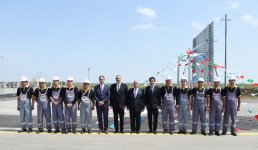 Президент Ильхам Алиев принял участие в открытии автодороги Масаллы-Джалилабад (ФОТО)