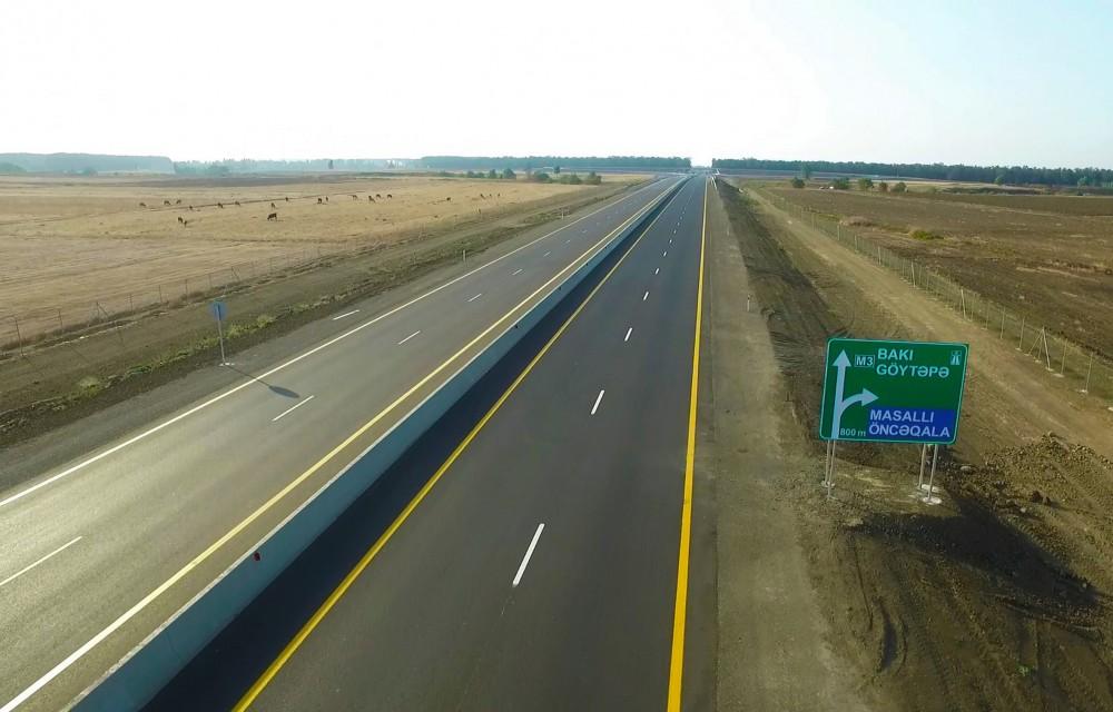 Президент Ильхам Алиев принял участие в открытии автодороги Масаллы-Джалилабад (ФОТО)