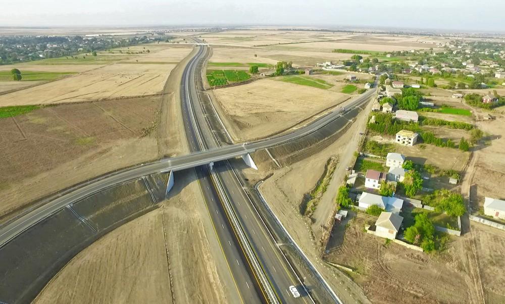 Президент Ильхам Алиев принял участие в открытии автодороги Масаллы-Джалилабад (ФОТО)