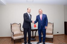 Главы МИД Турции и Грузии обсуждают в Баку региональное сотрудничество (ФОТО)