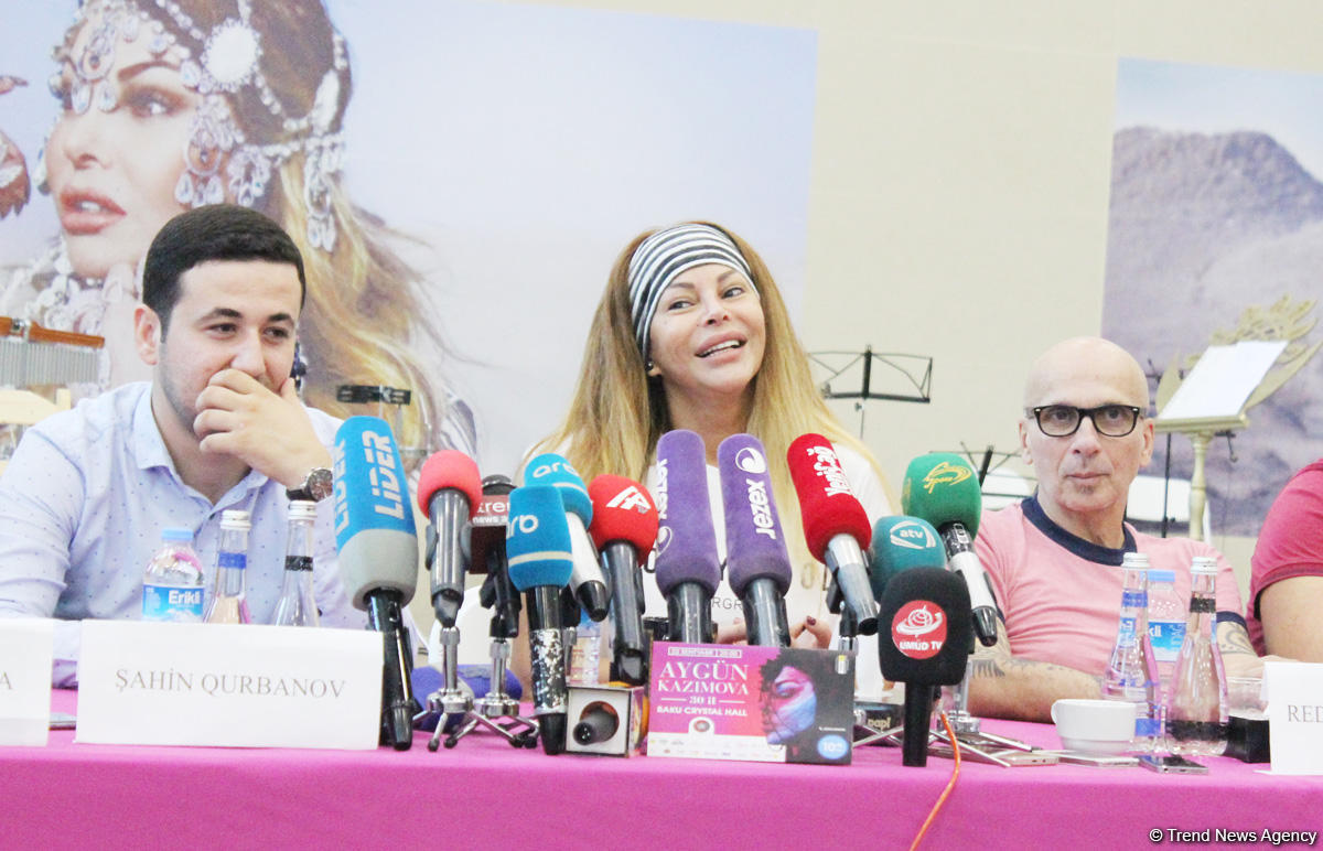 Эмоции и переживания Айгюн Кязымовой, или Мистическое число 22: пресс-конференция (ФОТО)