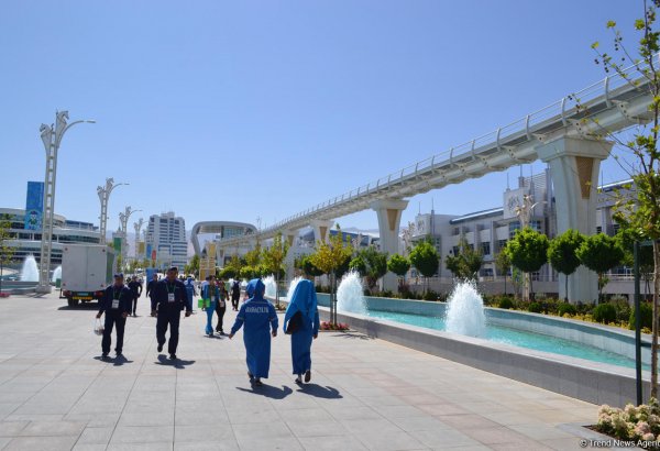 Ашхабад встречает гостей и участников Азиады (ФОТО)