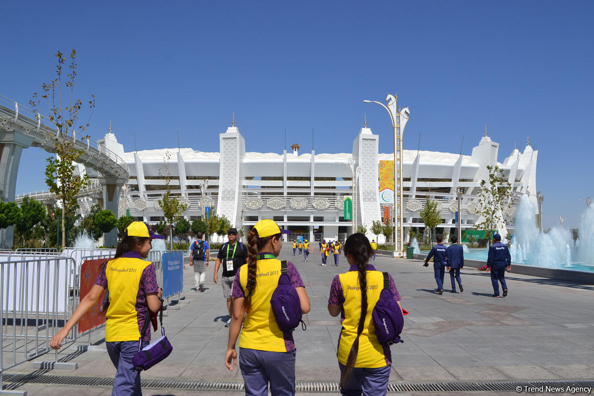 Ашхабад встречает гостей и участников Азиады (ФОТО)