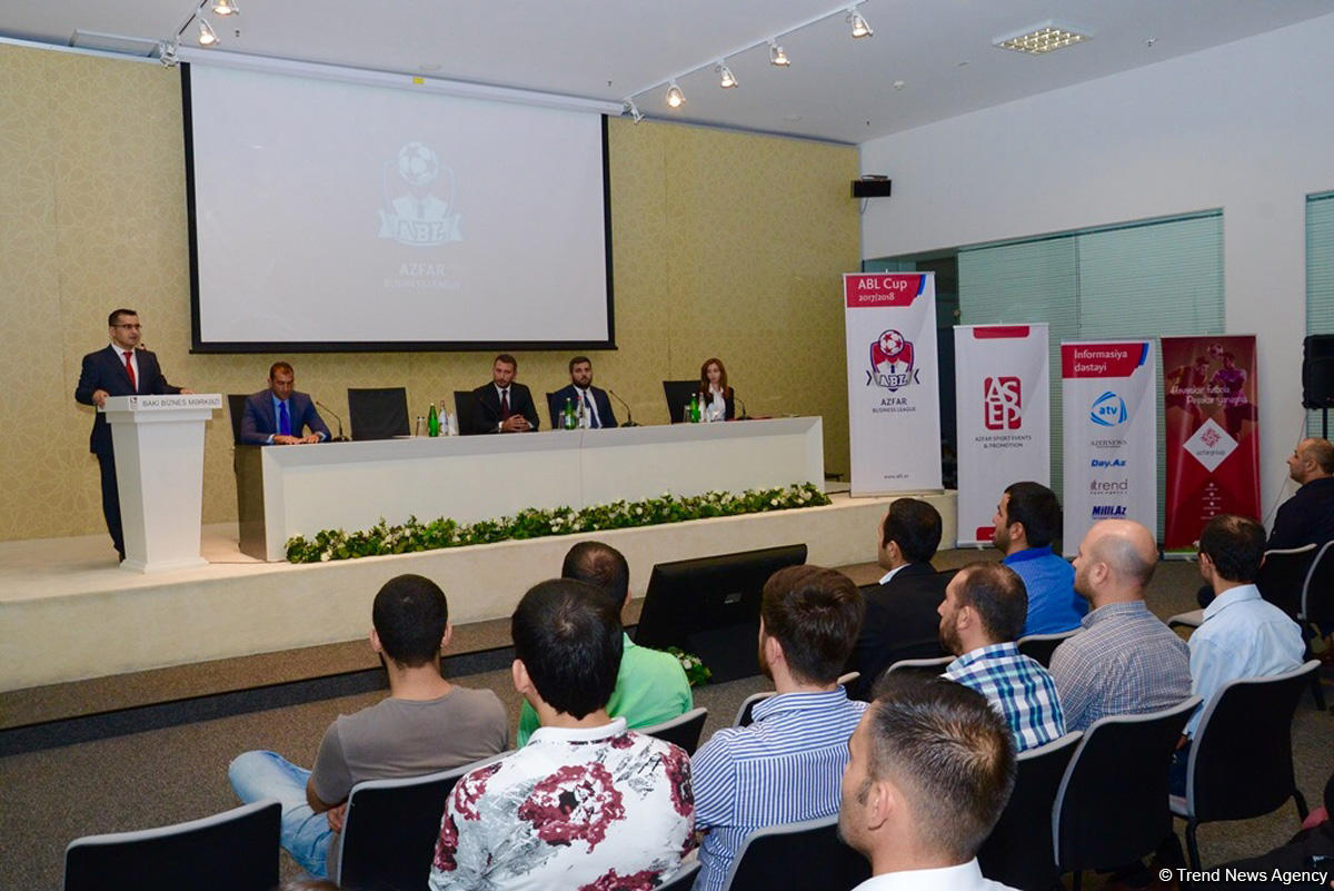 В Баку прошла презентация грандиозного  чемпионата AZFAR Business League - ABL Cup 2017/18 (ФОТО/ВИДЕО)