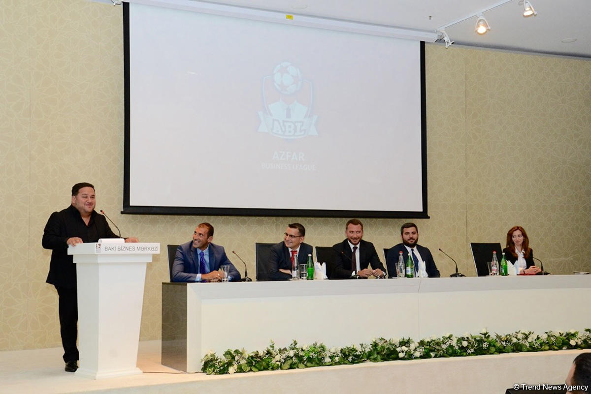В Баку прошла презентация грандиозного  чемпионата AZFAR Business League - ABL Cup 2017/18 (ФОТО/ВИДЕО)