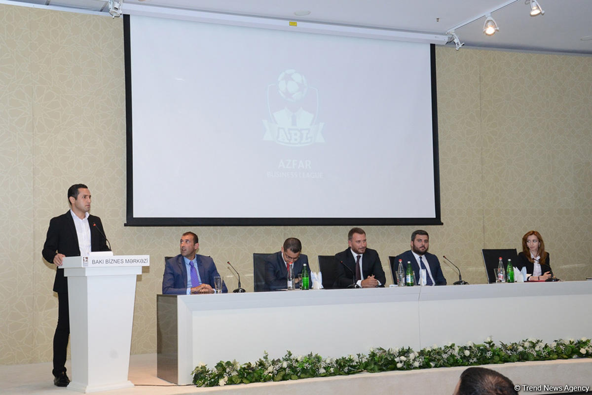 В Баку прошла презентация грандиозного  чемпионата AZFAR Business League - ABL Cup 2017/18 (ФОТО/ВИДЕО)