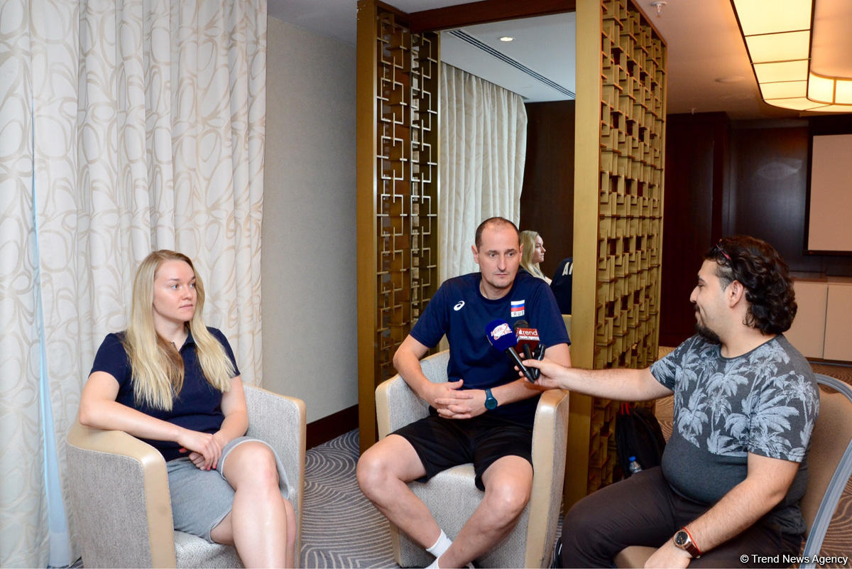 На Чемпионате Европы по волейболу в Баку нет явных фаворитов - главный тренер  сборной России (ФОТО)