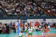 Азербайджанские волейболистки одержали первую победу в рамках Евро-2017 (ФОТО)