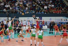 Азербайджанские волейболистки одержали первую победу в рамках Евро-2017 (ФОТО)