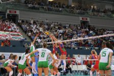 Азербайджанские волейболистки одержали первую победу в рамках Евро-2017 (ФОТО)