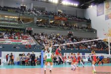 Азербайджанские волейболистки одержали первую победу в рамках Евро-2017 (ФОТО)