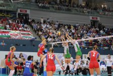 Азербайджанские волейболистки одержали первую победу в рамках Евро-2017 (ФОТО)