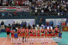 Азербайджанские волейболистки одержали первую победу в рамках Евро-2017 (ФОТО)