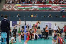 Азербайджанские волейболистки одержали первую победу в рамках Евро-2017 (ФОТО)