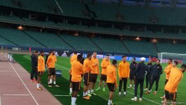 "Рома" в Баку готовится к завтрашнему матчу с "Карабахом"  (ФОТО)