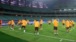 "Рома" в Баку готовится к завтрашнему матчу с "Карабахом"  (ФОТО)