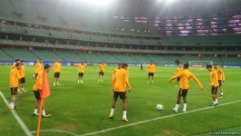 "Рома" в Баку готовится к завтрашнему матчу с "Карабахом"  (ФОТО)