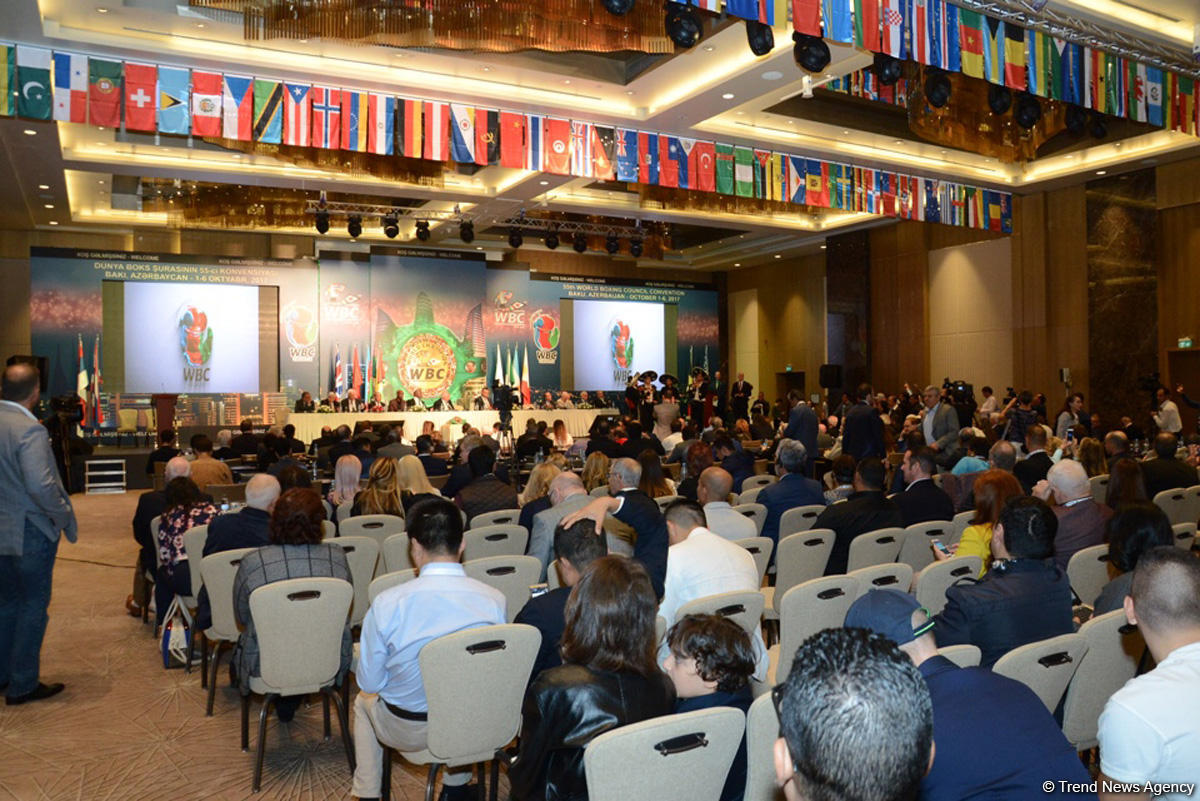 В Баку открылась 55-ая конвенция Всемирного боксерского союза (ФОТО)