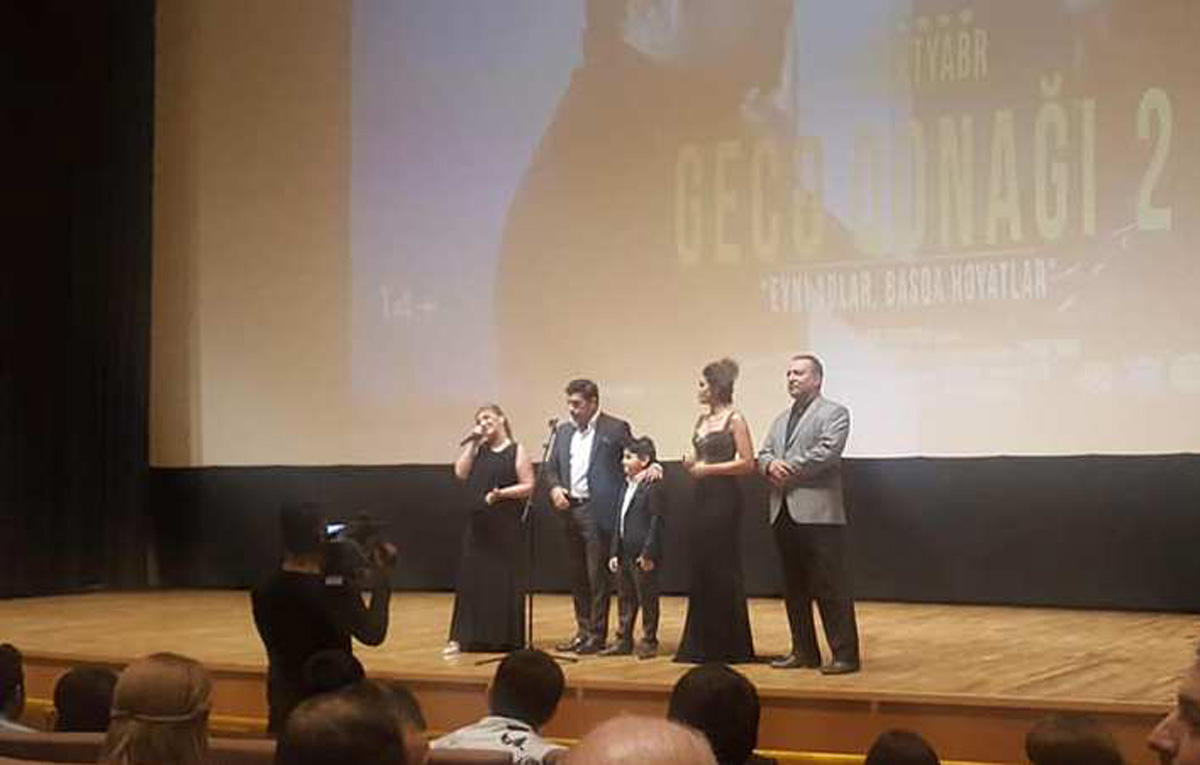 Кянан ММ и Пярвин Абыева презентовали фильм "Ночной гость - 2" (ВИДЕО, ФОТО)