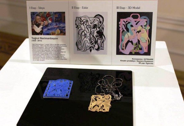 Впервые! Картины азербайджанских художников в 3D ювелирных изделиях (ФОТО)