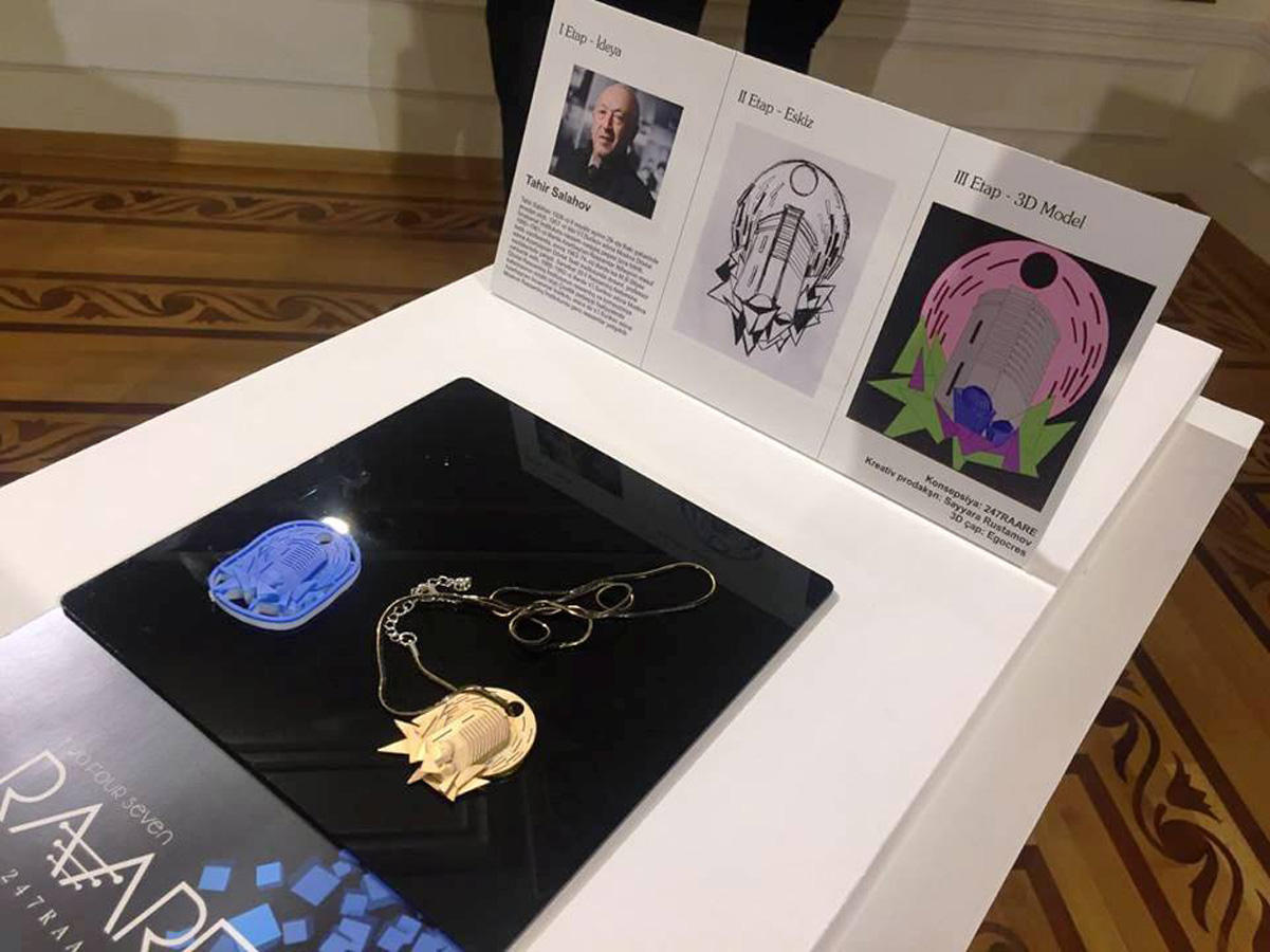 Впервые! Картины азербайджанских художников в 3D ювелирных изделиях (ФОТО)