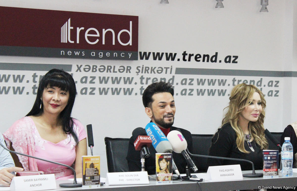 В Баку прошла пресс-конференция, посвященная грандиозному празднику Bollywood Night (ФОТО)