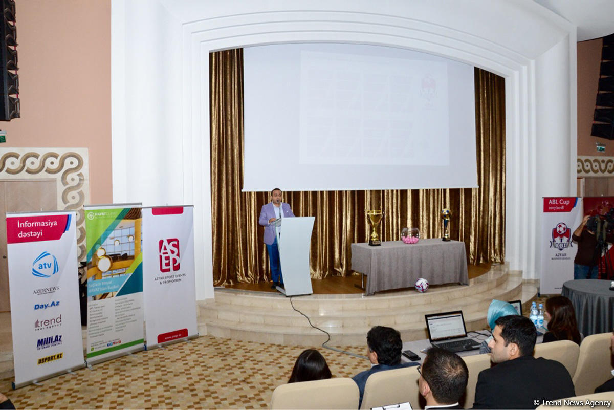 В Баку состоялась церемония жеребьевки AZFAR Business League по мини-футболу (ВИДЕО, ФОТО)