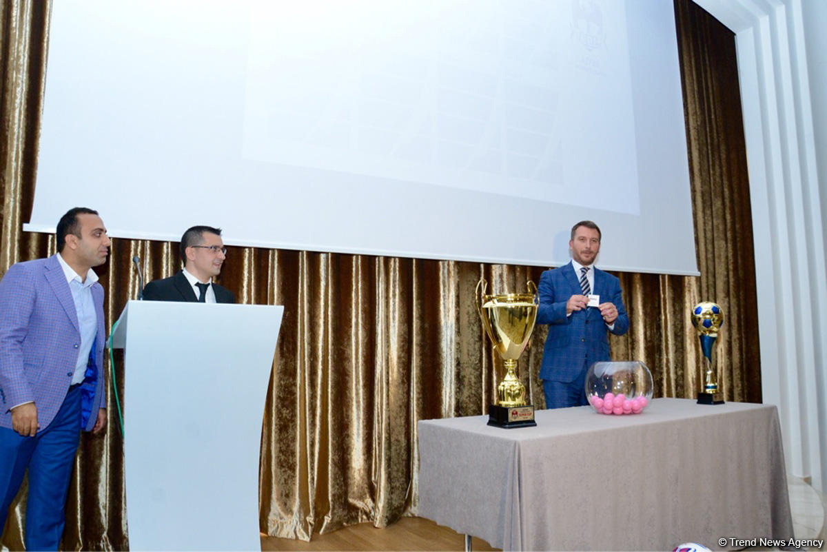 В Баку состоялась церемония жеребьевки AZFAR Business League по мини-футболу (ВИДЕО, ФОТО)