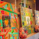 Ужин в бакинском ресторане в окружении красочных произведений искусств (ФОТО)