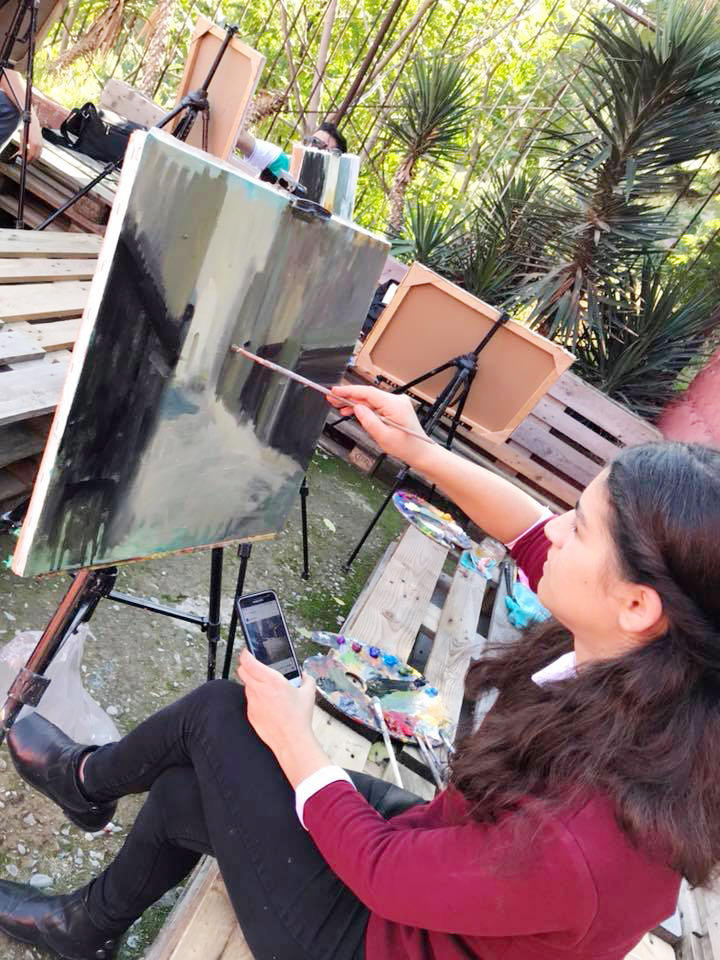 Сочные краски и яркие цветовые гаммы: пленэр памяти Назима Мамедова в Баку (ФОТО)