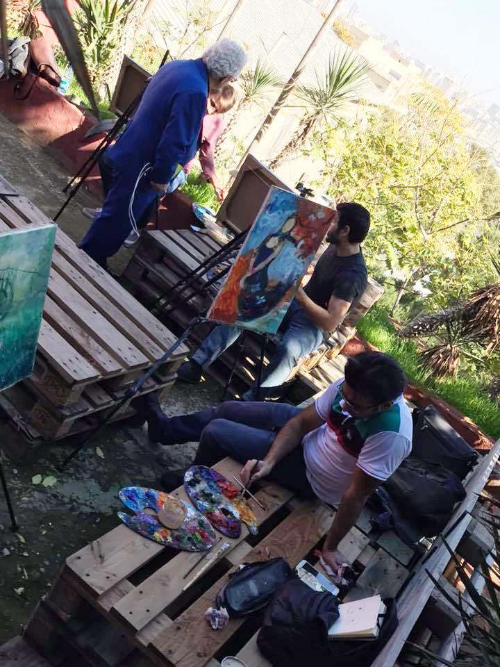 Сочные краски и яркие цветовые гаммы: пленэр памяти Назима Мамедова в Баку (ФОТО)