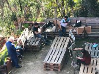 Сочные краски и яркие цветовые гаммы: пленэр памяти Назима Мамедова в Баку (ФОТО)