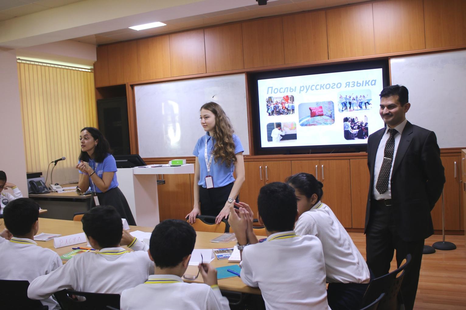 "Послы русского языка" в Азербайджане (ФОТО)