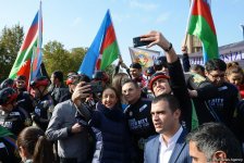 В Баку прошел велопробег, посвященный Дню Государственного флага Азербайджана (ФОТО)