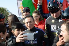 В Баку прошел велопробег, посвященный Дню Государственного флага Азербайджана (ФОТО)