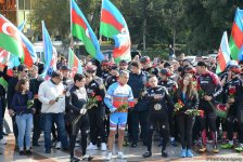 В Баку прошел велопробег, посвященный Дню Государственного флага Азербайджана (ФОТО)