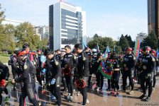 В Баку прошел велопробег, посвященный Дню Государственного флага Азербайджана (ФОТО)