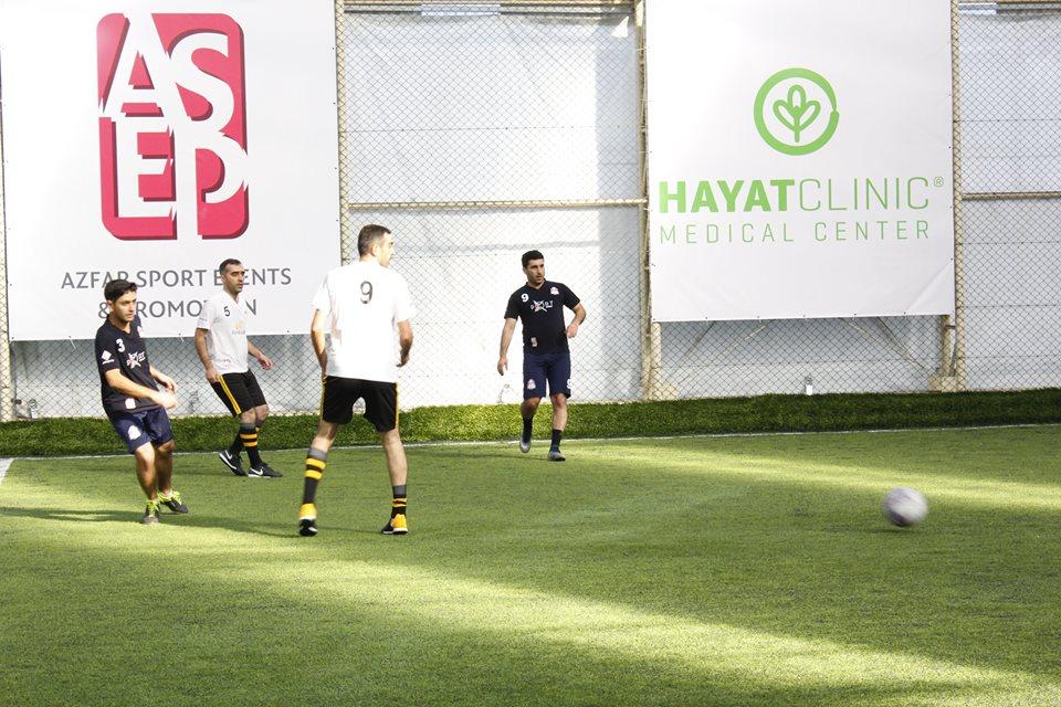 Футбольные страсти  AZFAR Business League - голы, желтые и красные карточки (ВИДЕО, ФОТО)