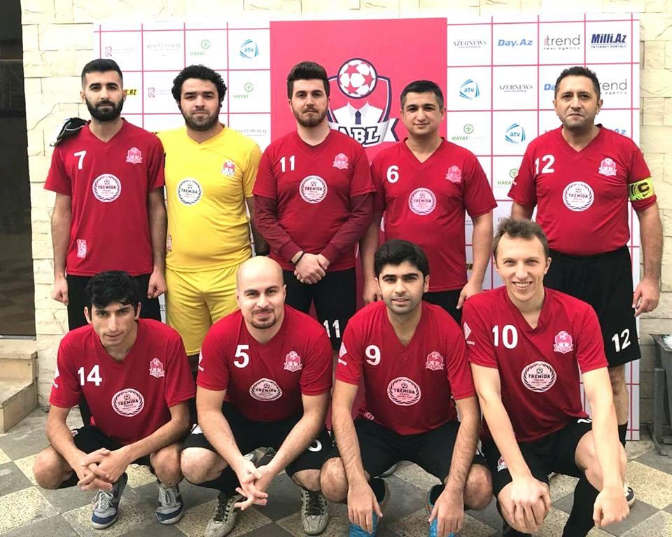 Футбольные страсти  AZFAR Business League - голы, желтые и красные карточки (ВИДЕО, ФОТО)