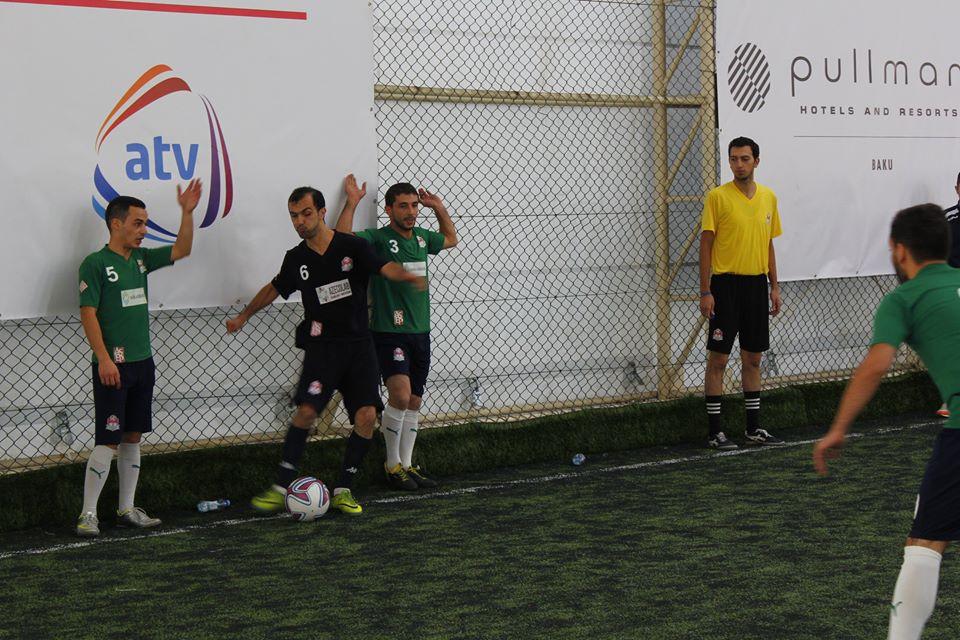 Футбольные страсти  AZFAR Business League - голы, желтые и красные карточки (ВИДЕО, ФОТО)